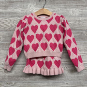 Sweater & Ruffle Skirt Hearts 5