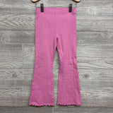 Ribbed Flare Pants Lettuce Trim 5