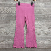 Ribbed Flare Pants Lettuce Trim 5