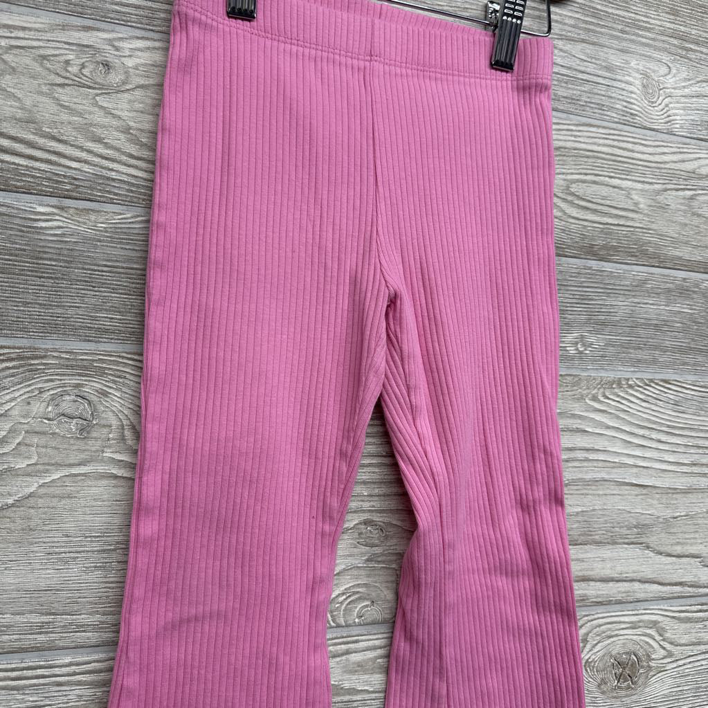 Ribbed Flare Pants Lettuce Trim 5