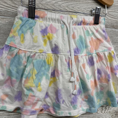 Drawstring Skort Tie Dye 5T
