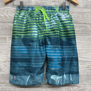Drawstring Swim Trunks Stripes 14