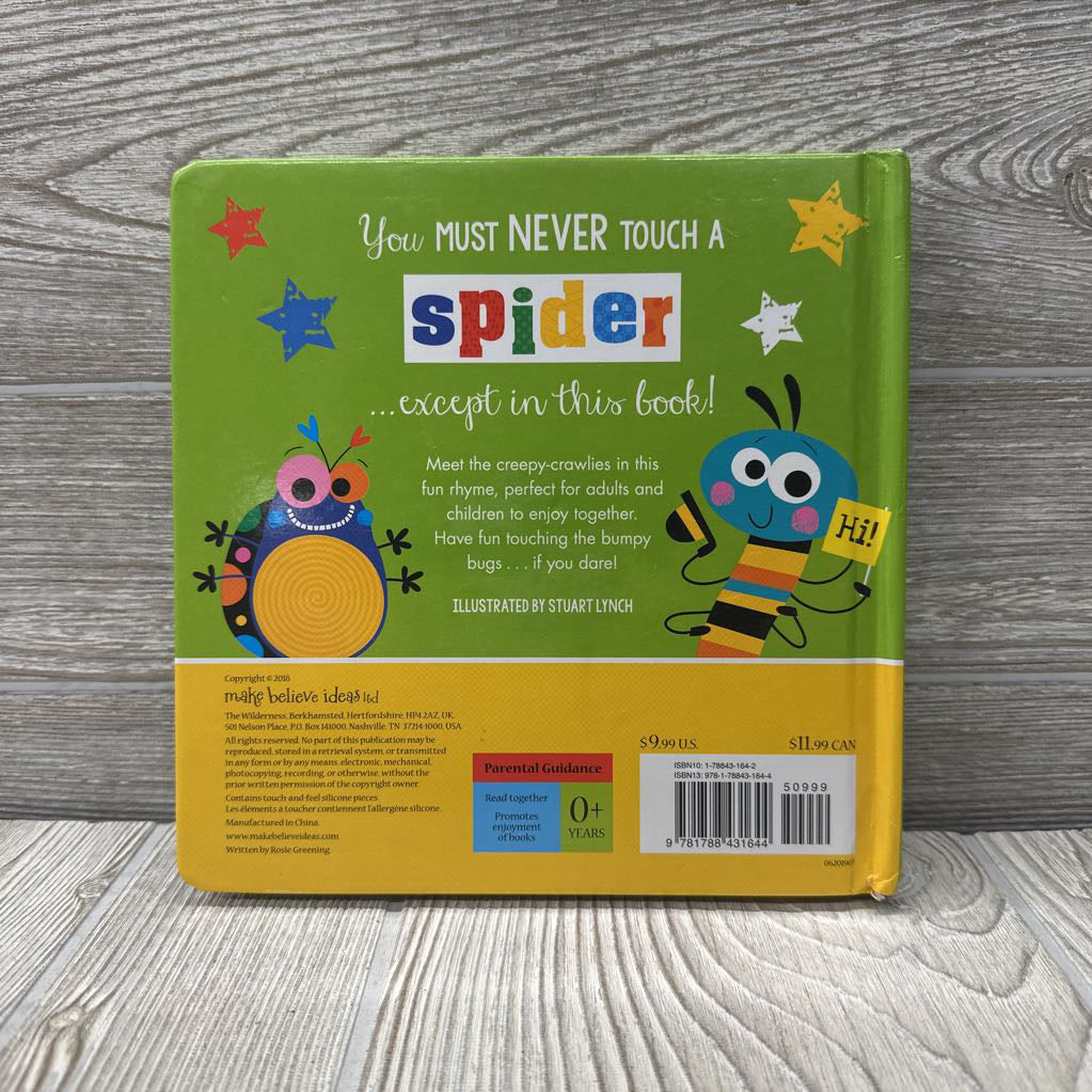Never Touch A Spider Board Book