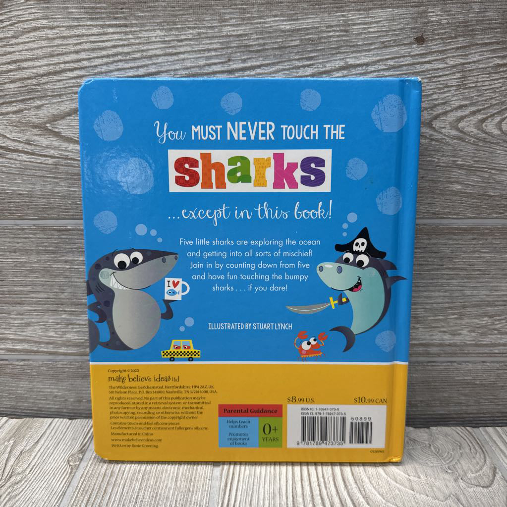 Never Touch The Sharks Board Book