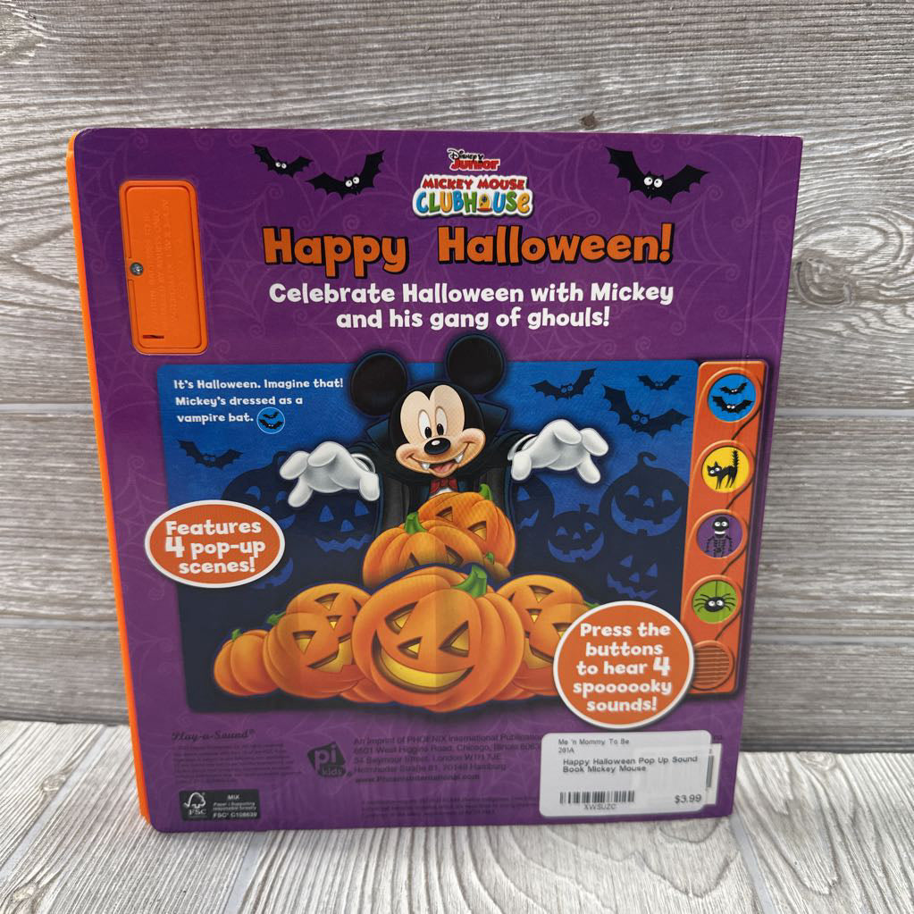 Happy Halloween Pop Up Sound Book Mickey Mouse