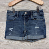 Distressed Denim Shorts Cuffed 8