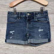 Distressed Denim Shorts Cuffed 8