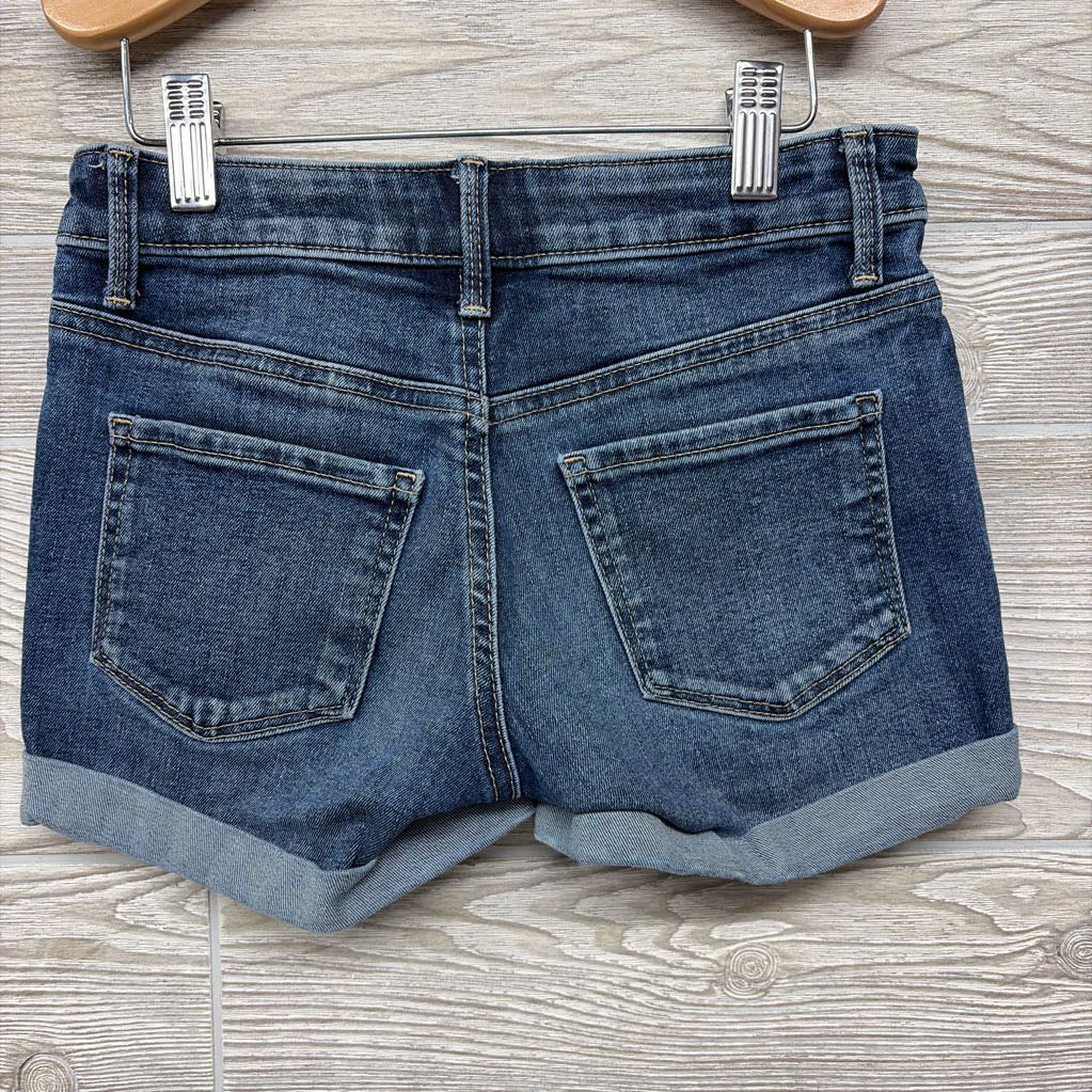 Distressed Denim Shorts Cuffed 8