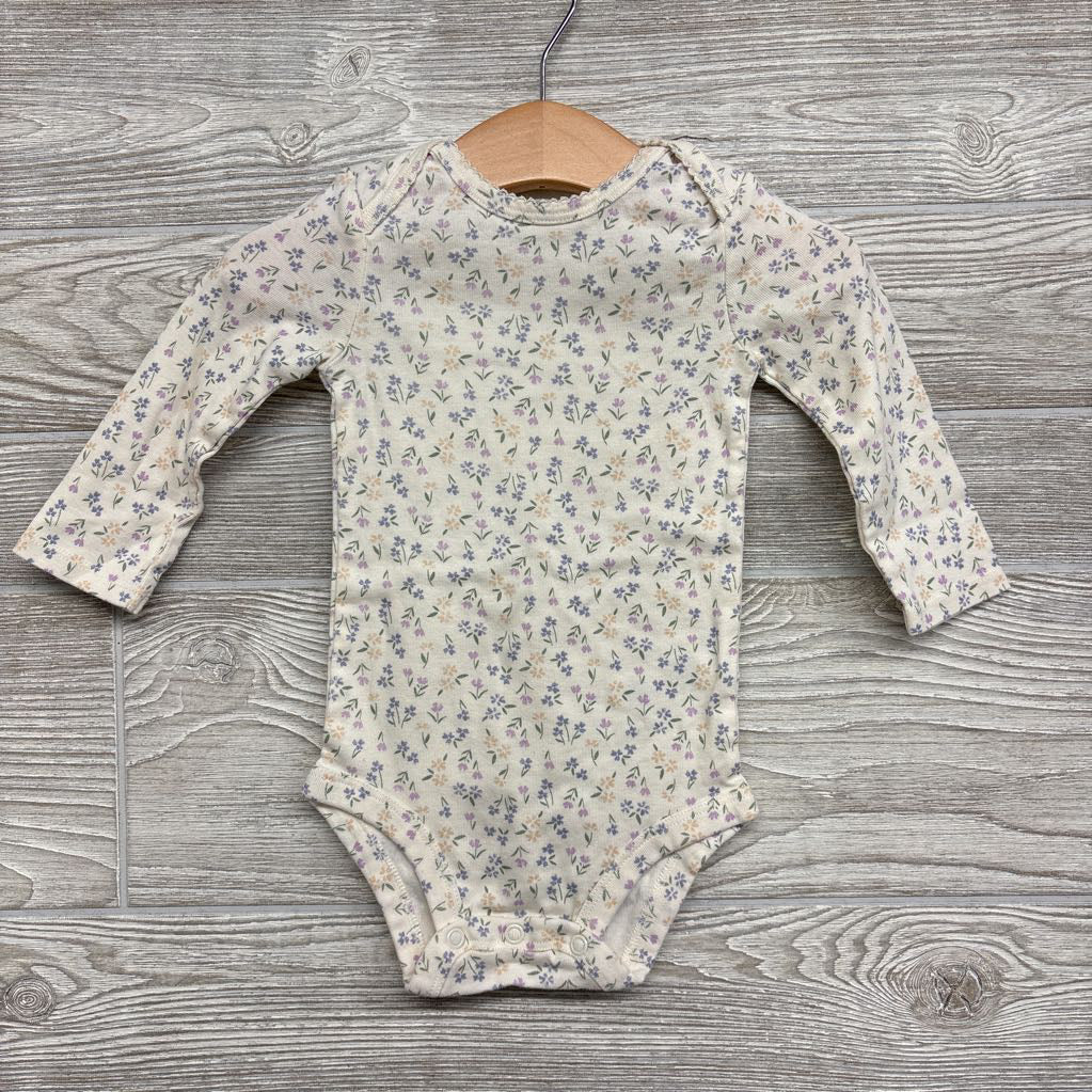 LS Bodysuit & Pants Flowers 9M