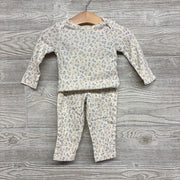 LS Bodysuit & Pants Flowers 9M