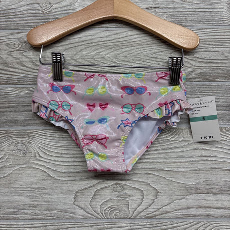 NEW 2 Pc Flutter Sleeve Shimmer Swimsuit Sunglasses 5