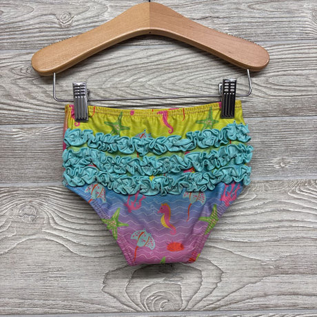 2 Pc LS Swimsuit Ombre Seahorses Starfish 5T