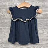 Flutter Sleeve FringeTunic & Textured Shorts 18M