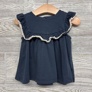 Flutter Sleeve FringeTunic & Textured Shorts 18M