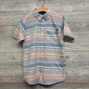 Button Up Shirt Stripes & Pull On Shorts 10