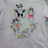 Shirt Panda Sloth Cat 4-5
