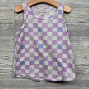 Tank Top Checker Smiley Faces 6-7