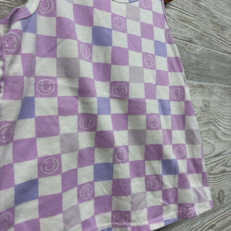 Tank Top Checker Smiley Faces 6-7