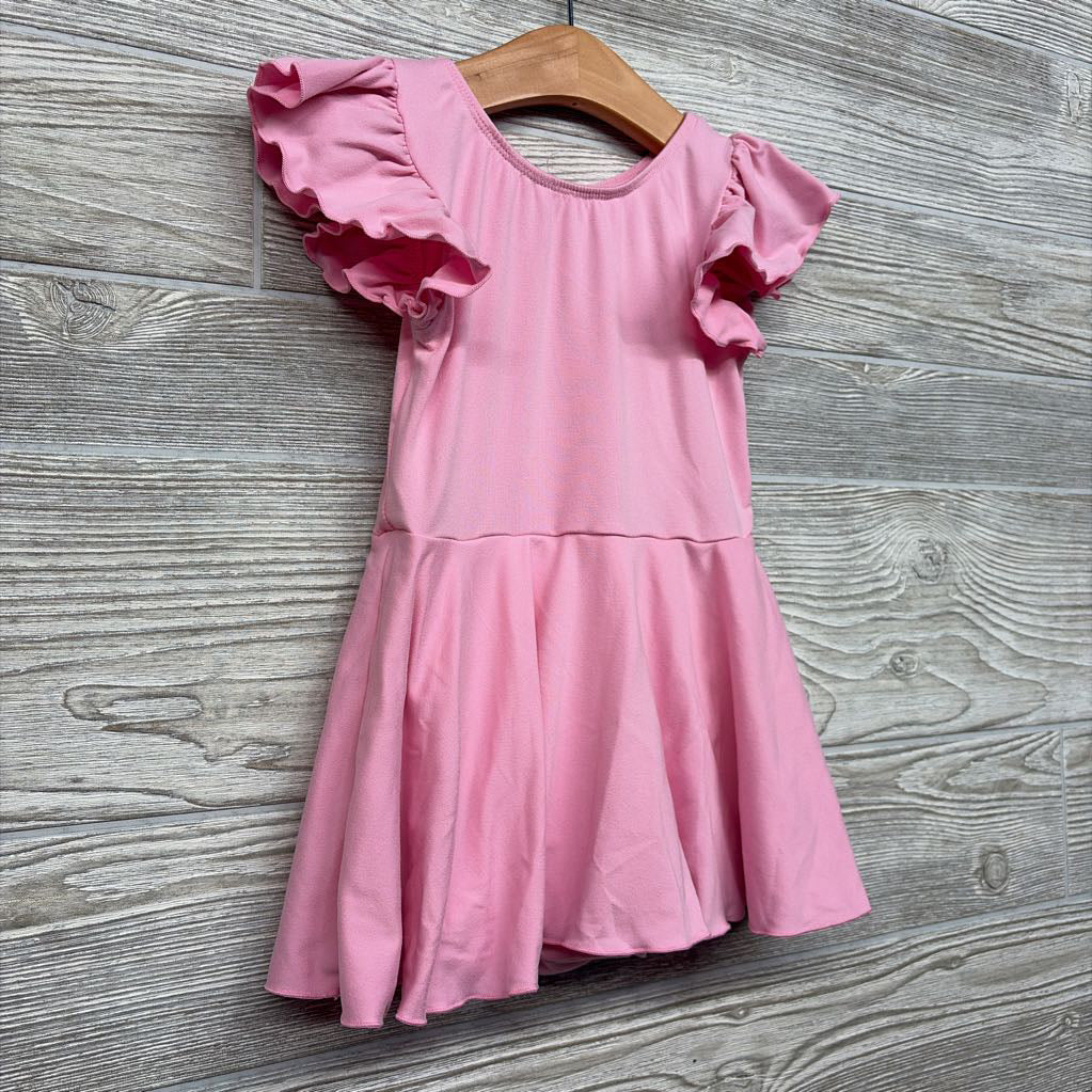 Flutter Sleeve Twirl Leotard 4T