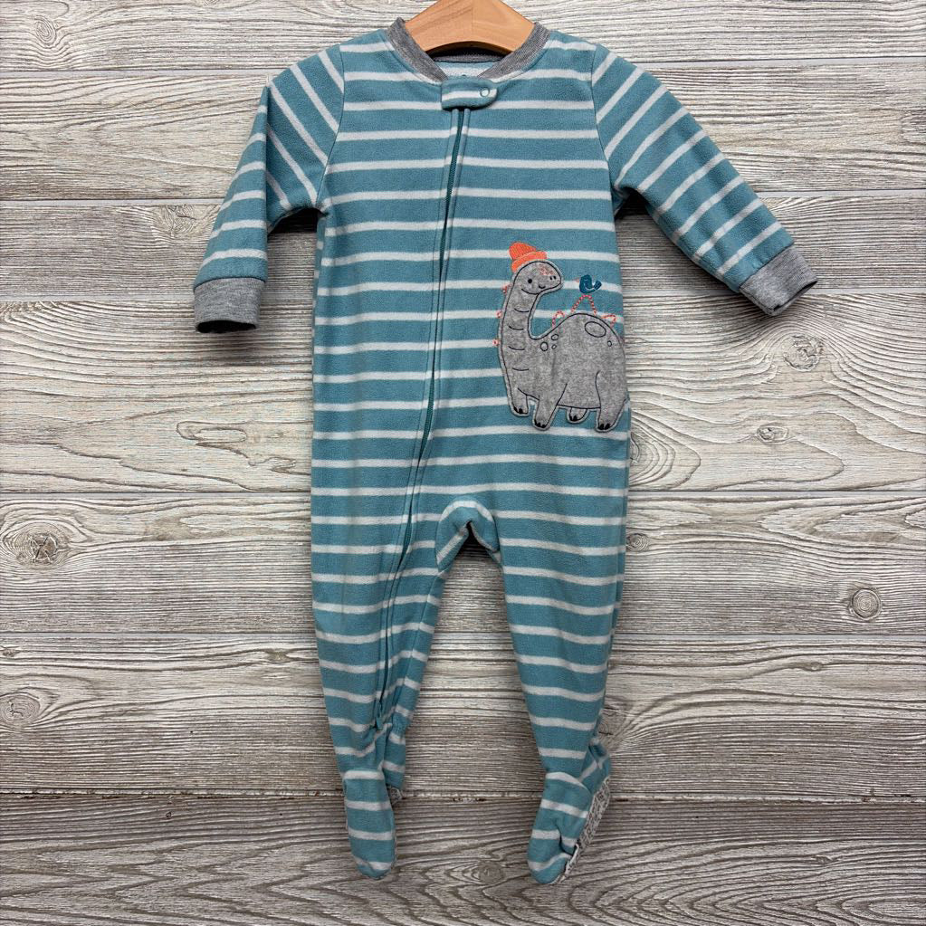 Blanket Sleeper Stripes Dinoasur 12M