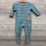Blanket Sleeper Stripes Dinoasur 12M