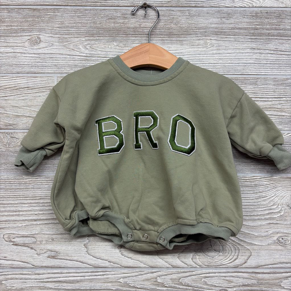 Crewneck Romper Bro 0-3M