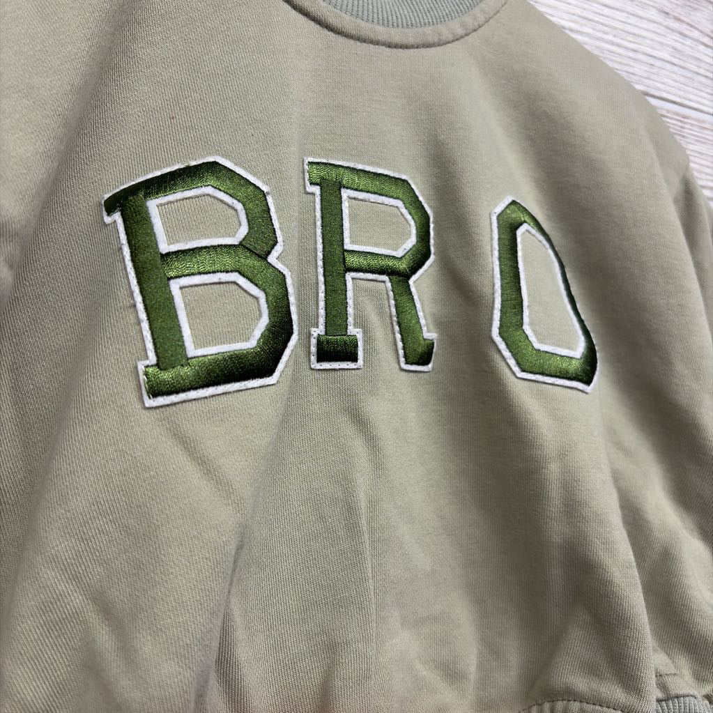 Crewneck Romper Bro 0-3M