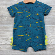 Shorty Romper Alligators 9M