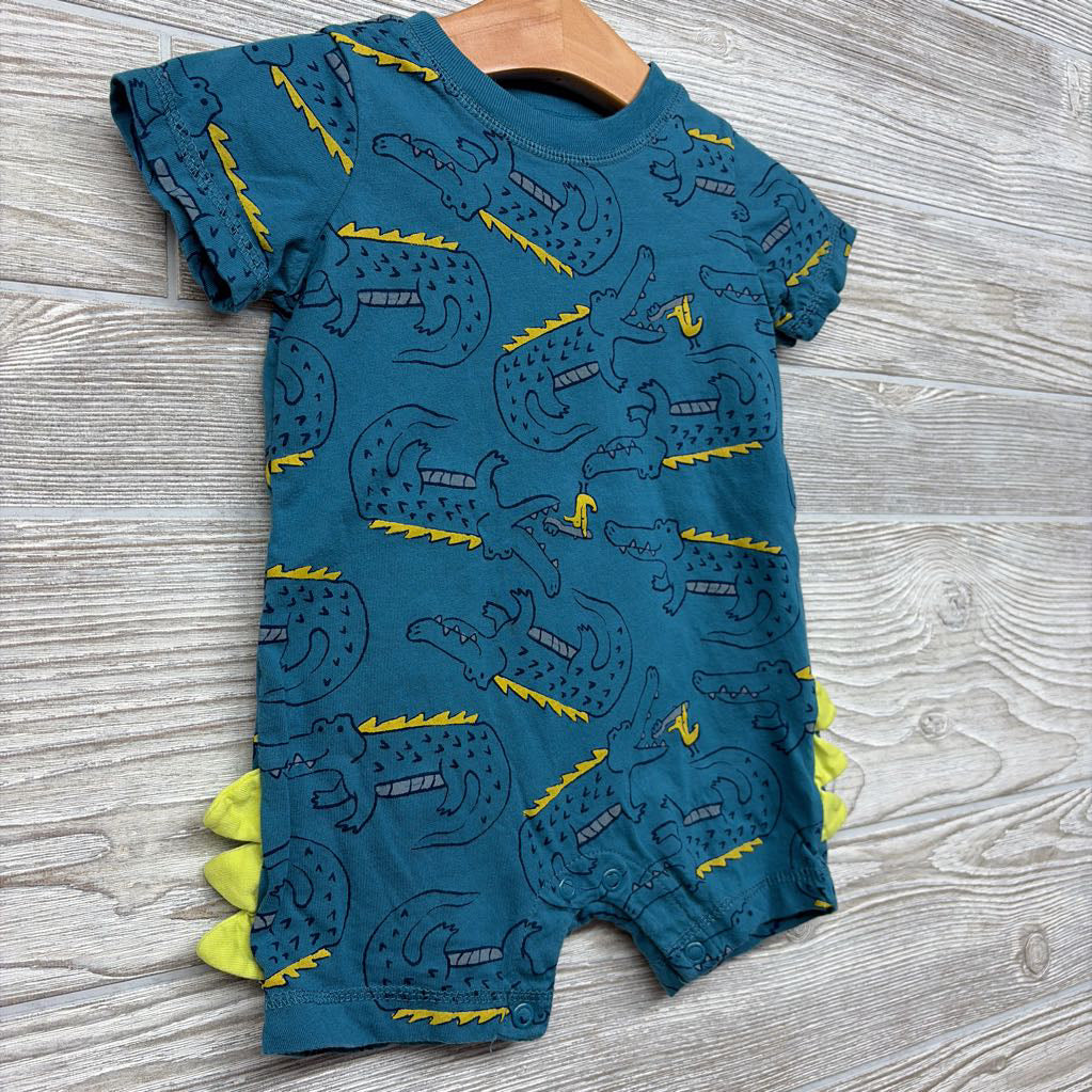 Shorty Romper Alligators 9M