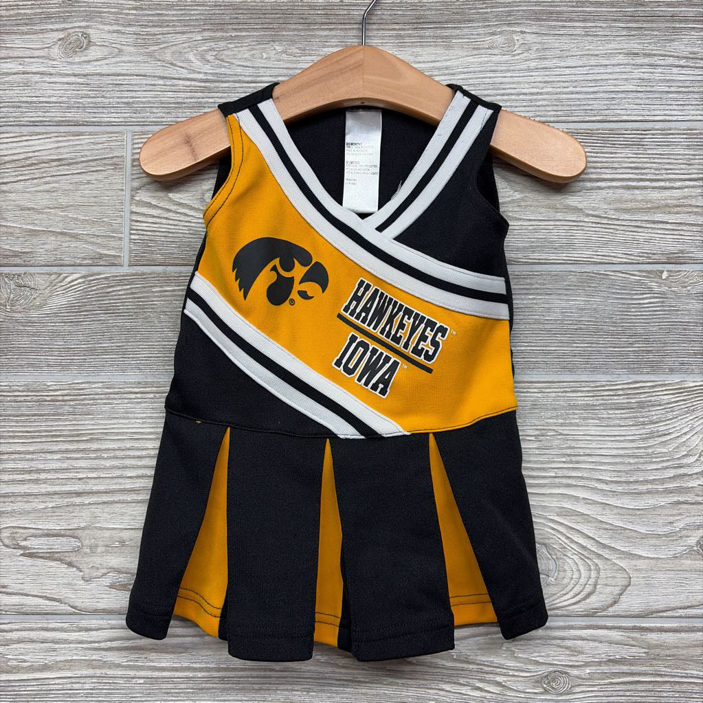 Cheerleader Dress IA Hawkeyes 0-3M