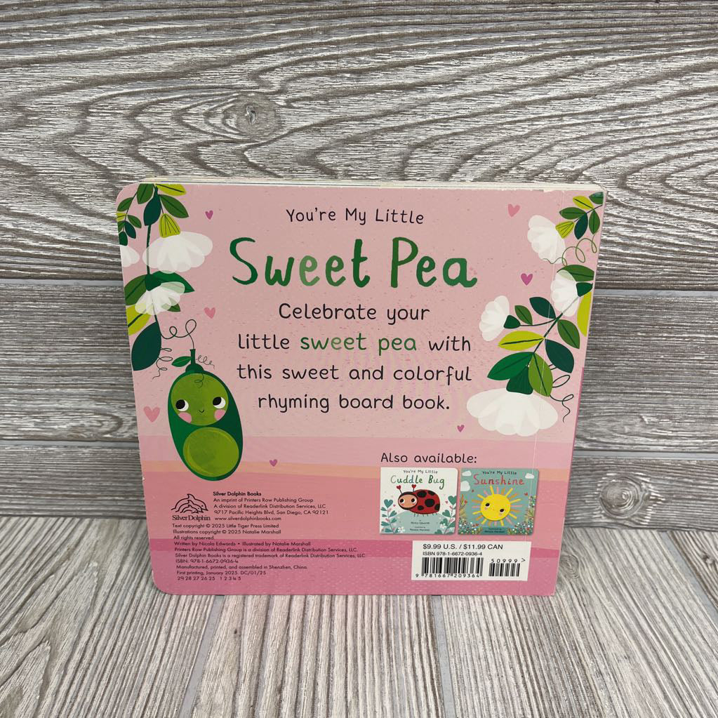 You're My Little Sweet Pea Hardcover Book