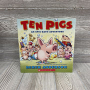 Ten Pigs An Epic Bath Adventure Paperback Book