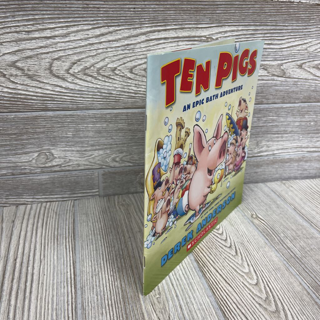 Ten Pigs An Epic Bath Adventure Paperback Book