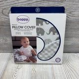 NEW Premium Nursing Pillow Cover Gingham Elephants