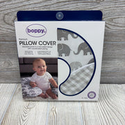 NEW Premium Nursing Pillow Cover Gingham Elephants