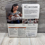 NEW Premium Nursing Pillow Cover Gingham Elephants