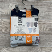 NEW 5 Pk Bodysuits Sea Life Crabs Sharks 12M