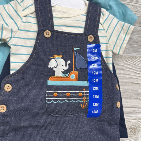 NEW Shortalls Elephant, Shirts Stripes, Shirt Sailboats & French Terry Shorts 12M