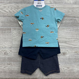 NEW Shortalls Elephant, Shirts Stripes, Shirt Sailboats & French Terry Shorts 12M