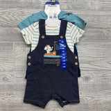 NEW Shortalls Elephant, Shirts Stripes, Shirt Sailboats & French Terry Shorts 12M