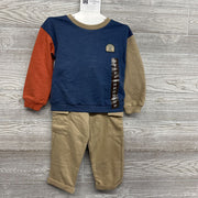 NEW Crewneck & French Terry Pants Cuffed Happy Tails 3T