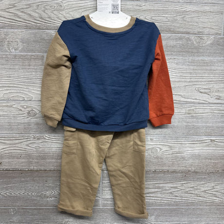 NEW Crewneck & French Terry Pants Cuffed Happy Tails 3T
