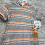 NEW Shorty Romper W/ Hood Stripes 12M