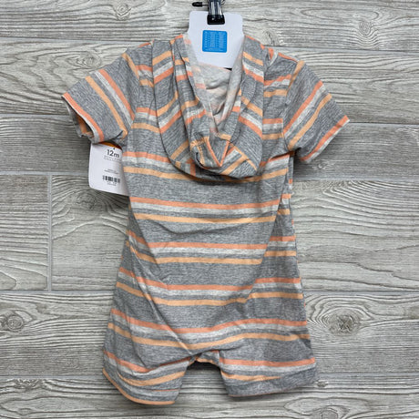 NEW Shorty Romper W/ Hood Stripes 12M