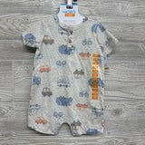 NEW Shorty Romper Vehicles 12M
