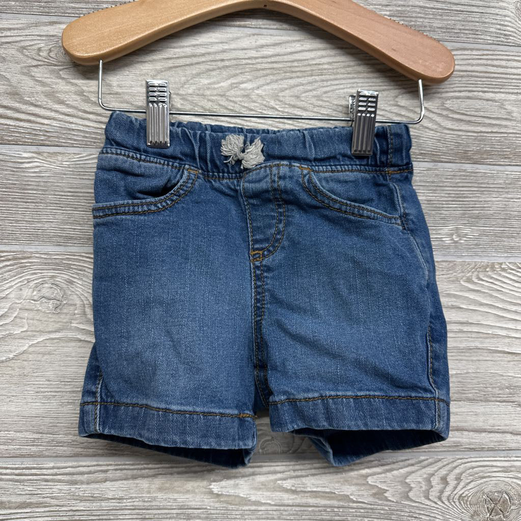 Pull On Denim Shorts 2T