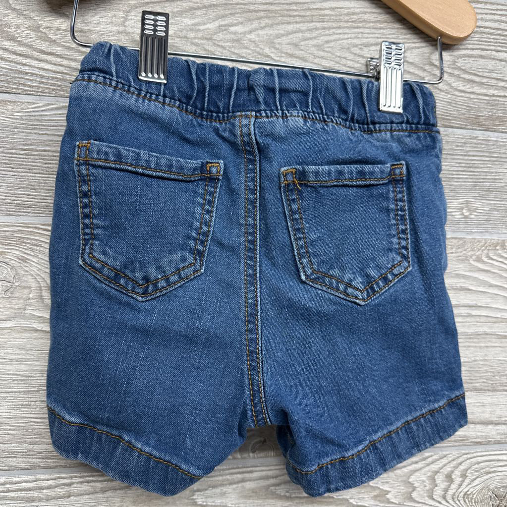 Pull On Denim Shorts 2T