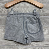 French Terry Drawstring Shorts Shark Wave 2T
