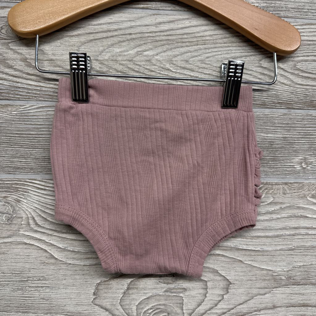 Ribbed Bummies Ruffle Butt 6-12M