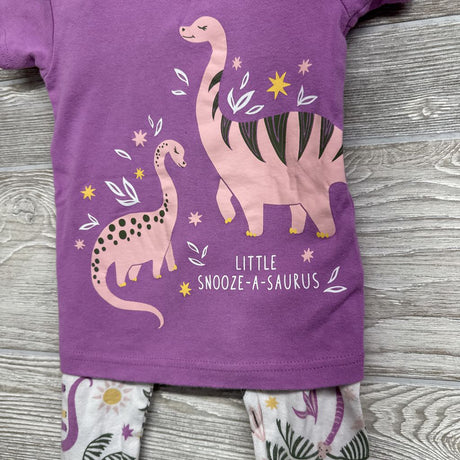 2 Pc PJs Little Snooze-A-Saurus Dinosaurs 3T